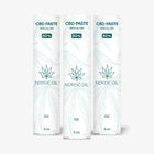 Tre rør CBD-paste fra Nordic Oil med 2500 mg CBD og 50% koncentration (5 ml pr. rør).