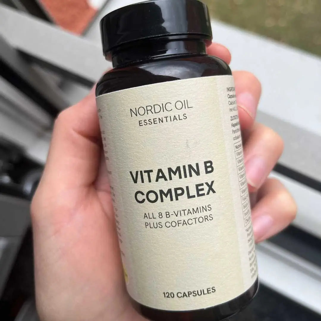 Nordic Oil Essentials Vitamin B Complex-kapsler (120 kapsler)