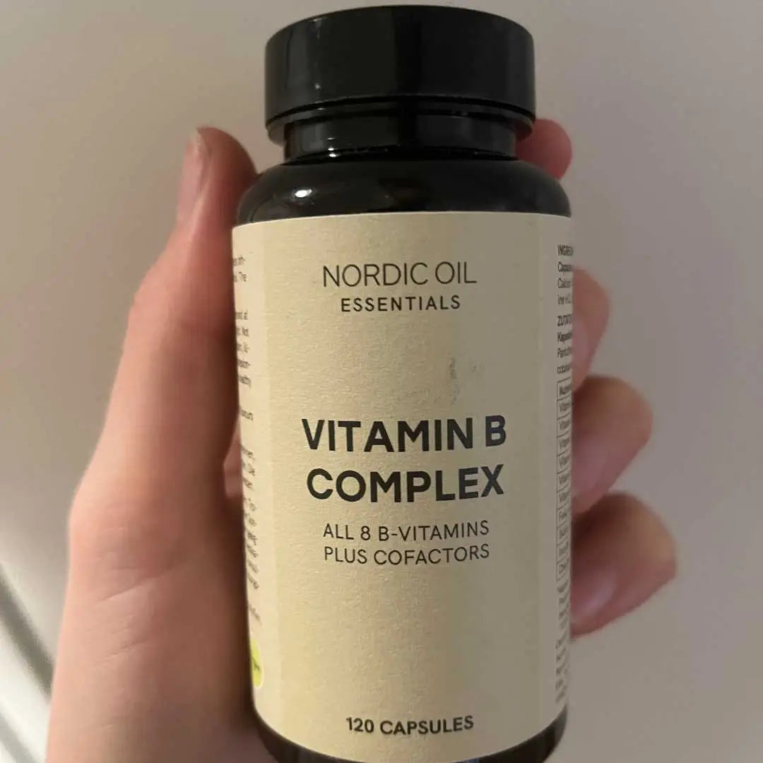Nordic Oil Essentials Vitamin B Complex flaske med 120 kapsler