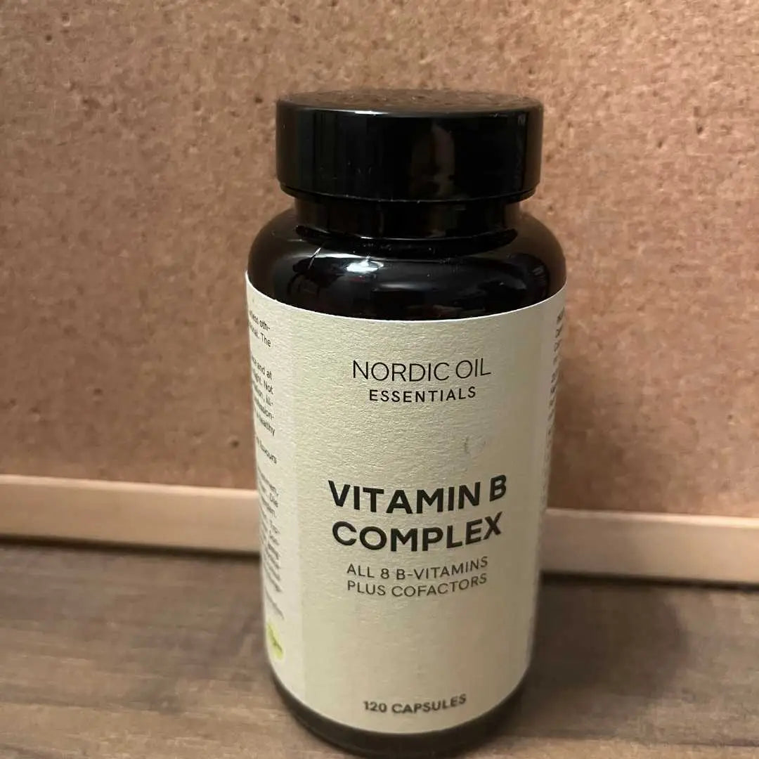 Nordic Oil Essentials Vitamin B Complex kosttilskud i flaske (120 kapsler)