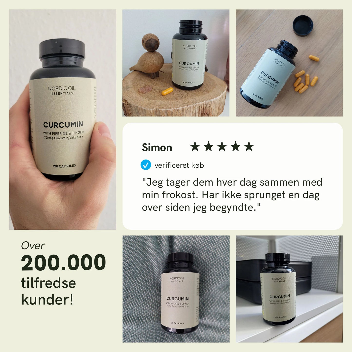 Curcumin kapsler