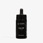 Nordic Cosmetics Face Oil Calm CBD & Argan Oil, sort flaske med dropper
