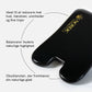 Sort obsidian-ansigtsværktøj (gua sha) fra Nordic Oils.