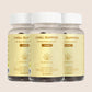Tre flasker Chill Gummies Lemon kosttilskud fra Nordic Oil