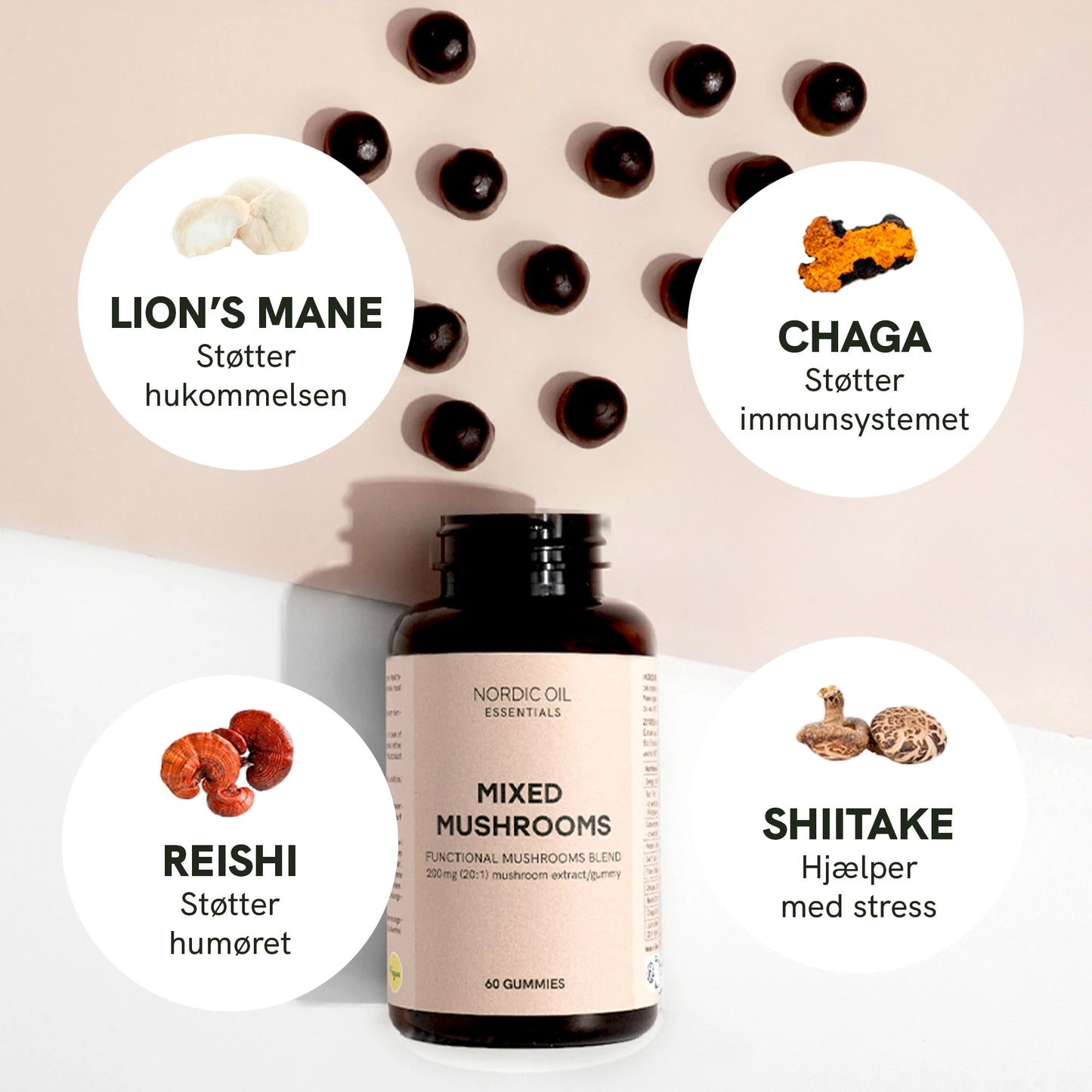 Medicinske svampe gummies