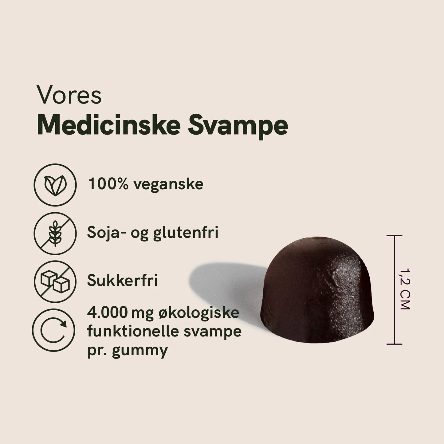 Medicinske svampe gummies