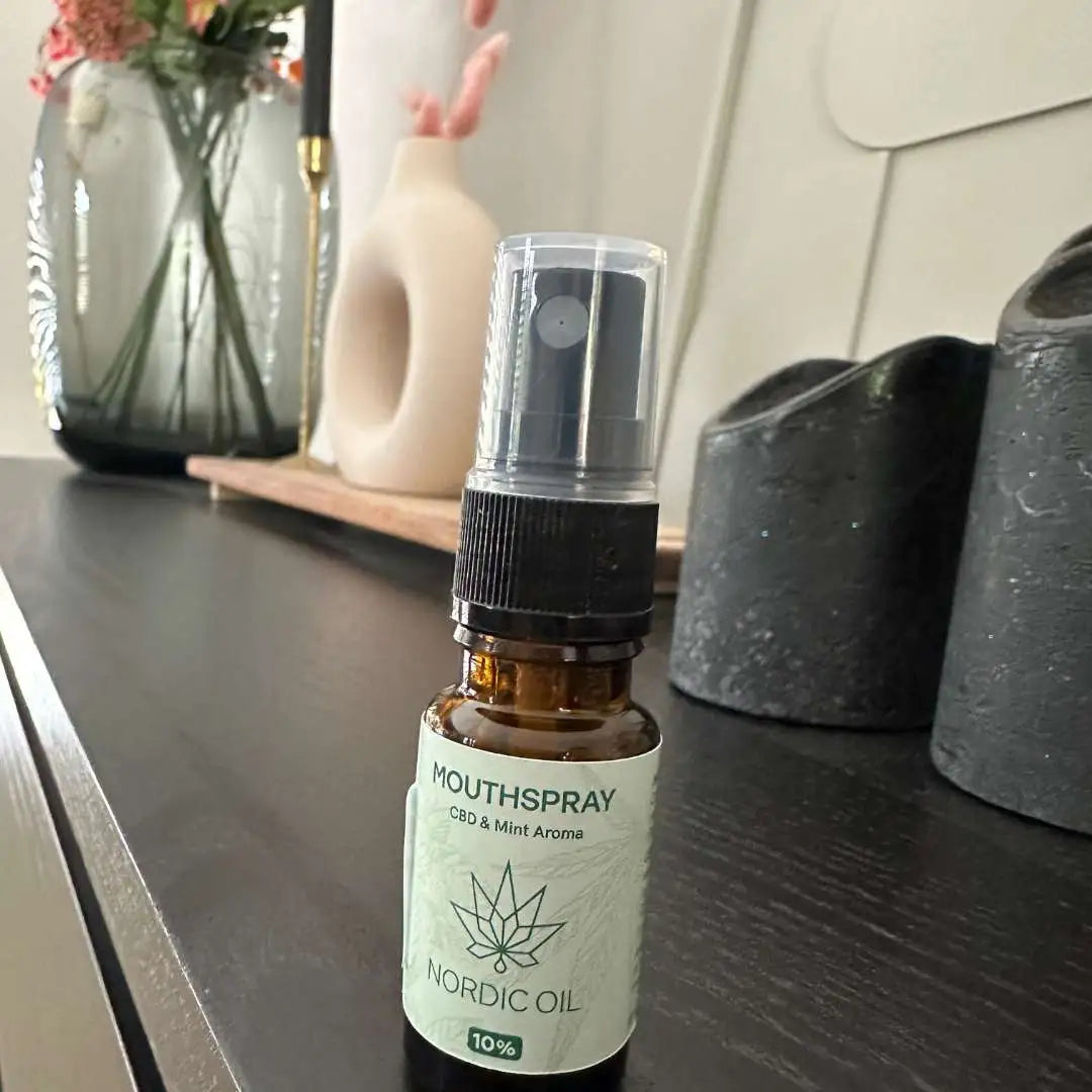 Mundspray med CBD og mint aroma fra Nordic Oil