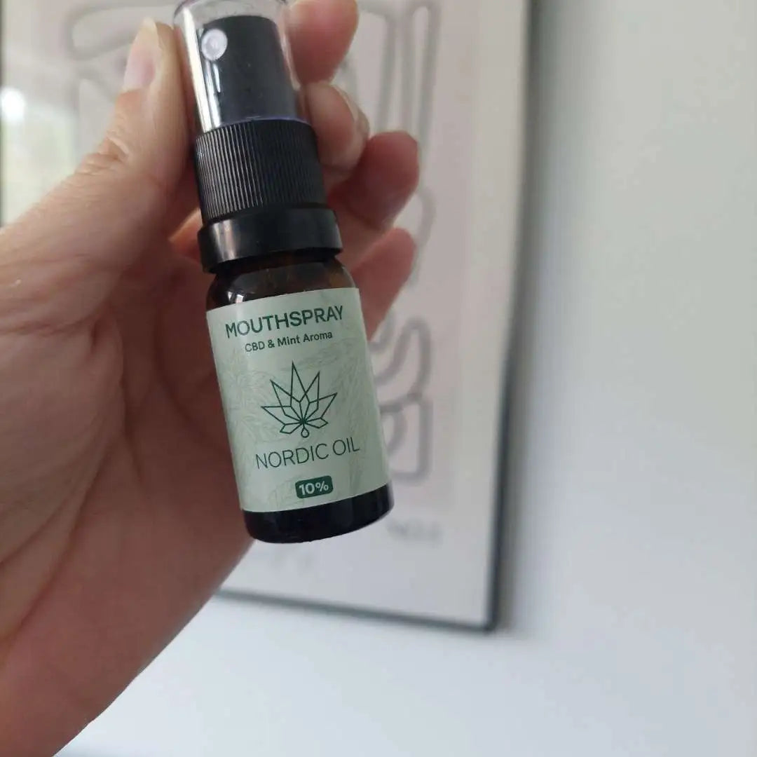 Mundspray med CBD og mynte fra Nordic Oil (10%)