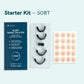Nordic Oil Starter Kit – Sort: næsedilatorer i plast og tilbehør