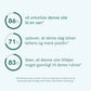 Infografik med tre stats om olien: 86% vil anbefale olien til en ven; 71% oplever, at deres dag bliver lettere og mere positiv; 83% føler, at denne olie tilføjer noget gavnligt til deres rutine.