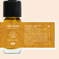 CBD-dråber fra Nordic Oil med kurkumin og piperin på orange etiket
