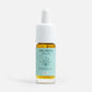 CBD-drops i lille amberflaske med blå etiket og cannabisblad, Nordic Oil 1500 mg CBD