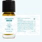 Amber glasflaske med CBD-dråber og Nordic Oil Classic-etiket.
