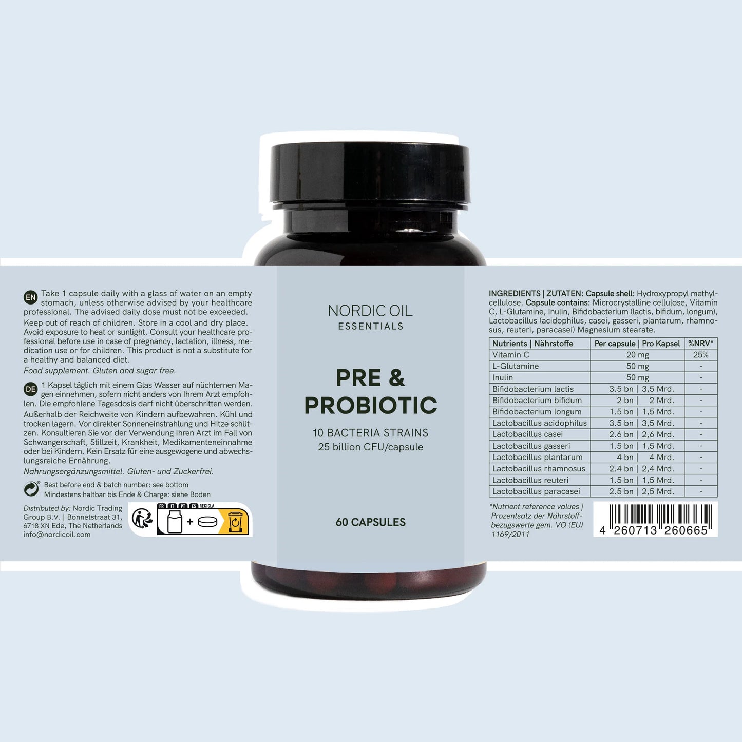 3-pak: Probiotika - Mælkesyrebakterier