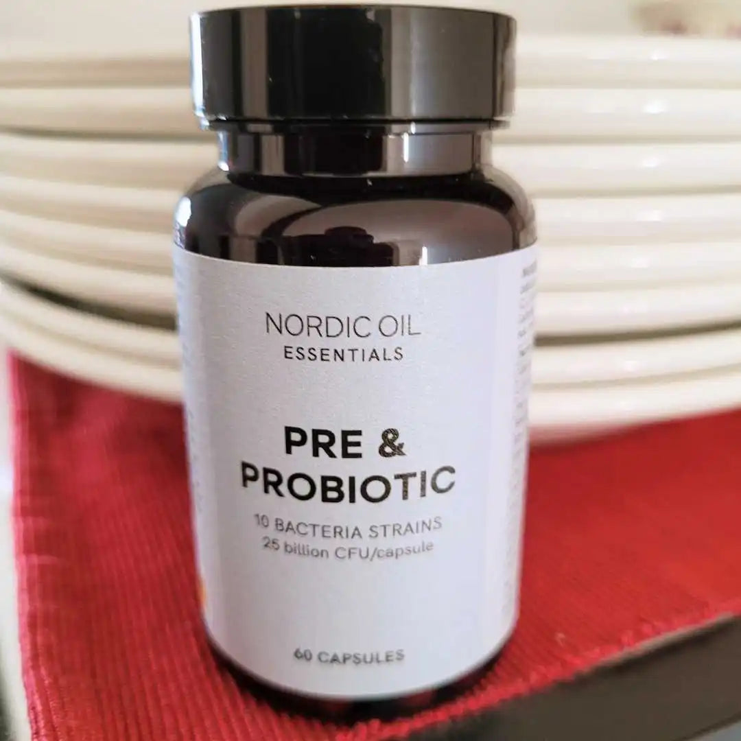 Nordic Oil Essentials Pre & Probiotic kosttilskud, 60 kapsler