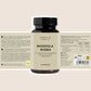 Nordic Oil Rhodiola Rosea kosttilskud i mørk flaske med beige etiket (60 kapsler)