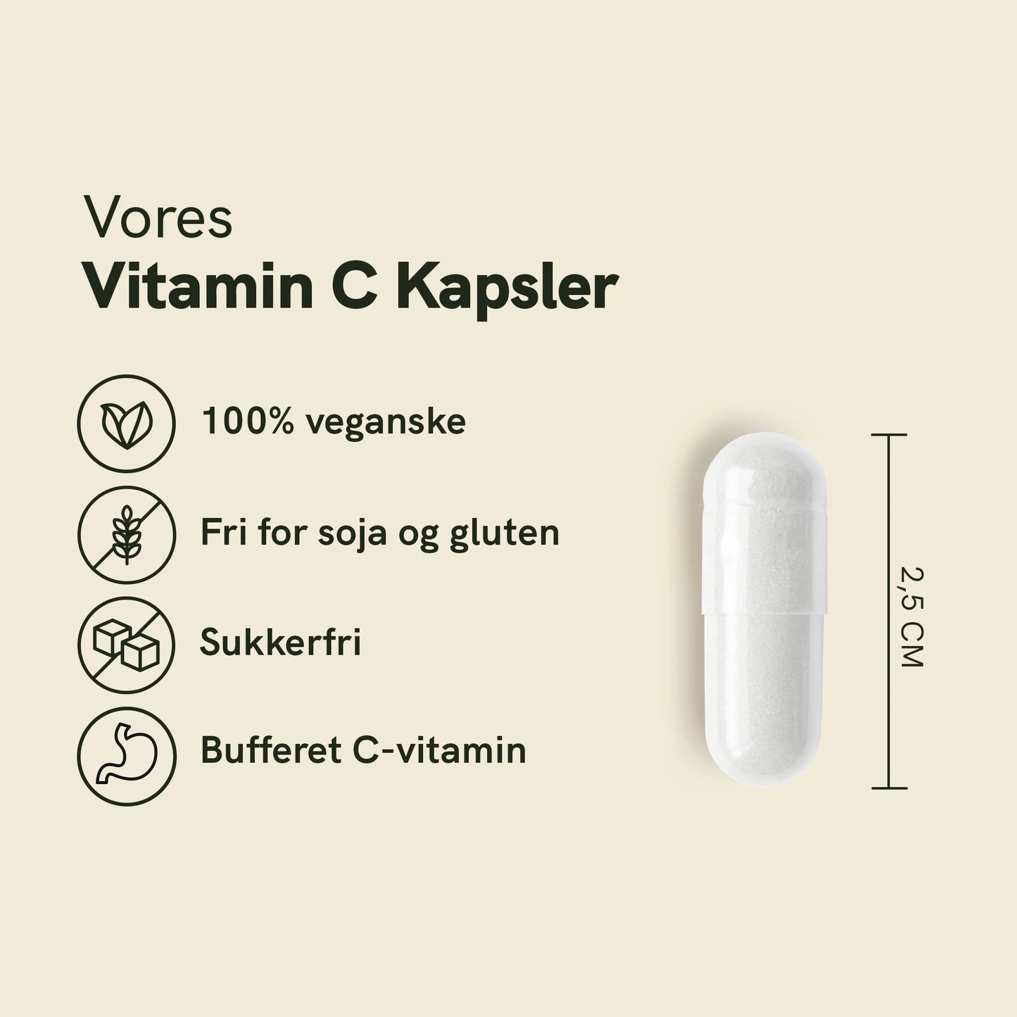 Vitamin C kapsler