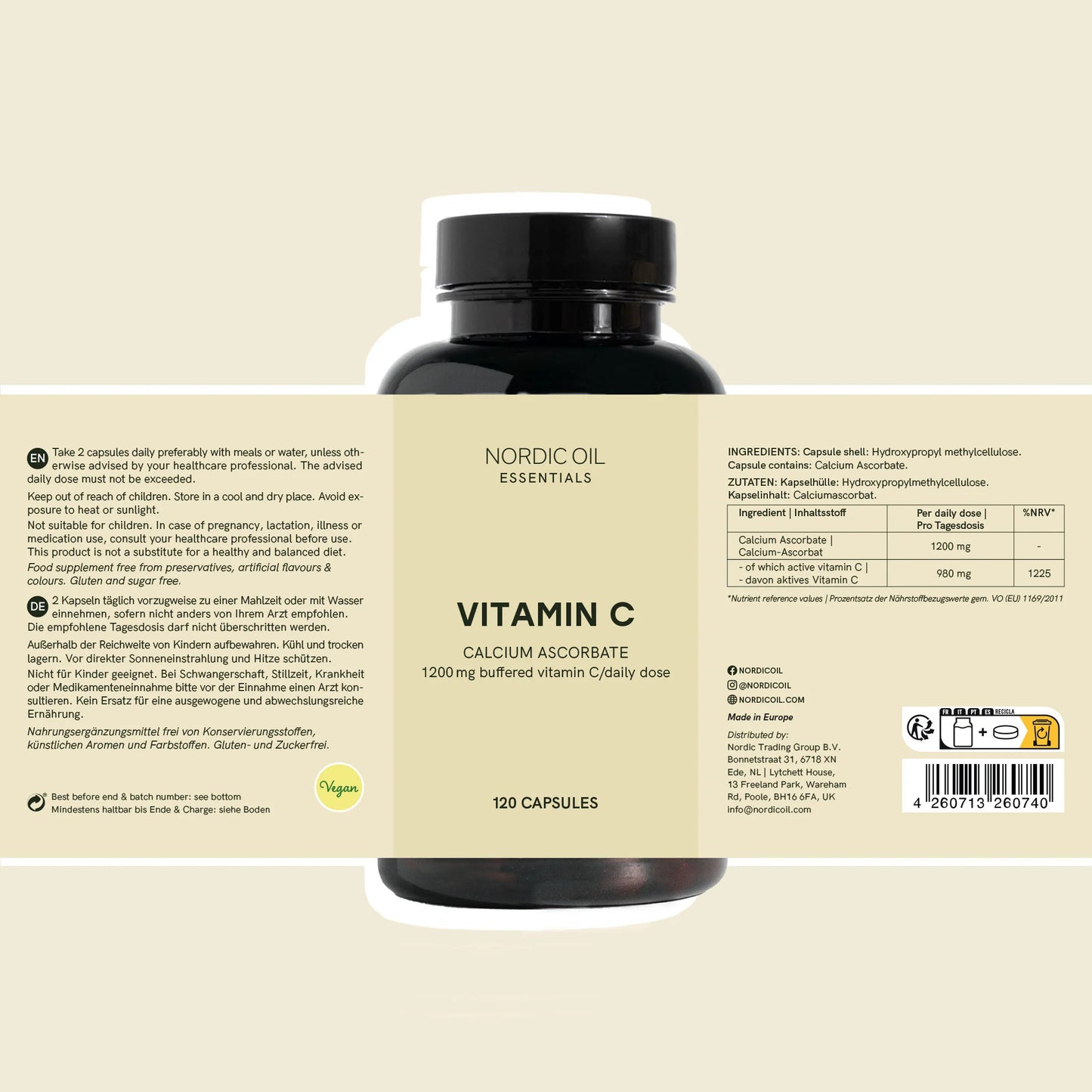 Vitamin C kapsler