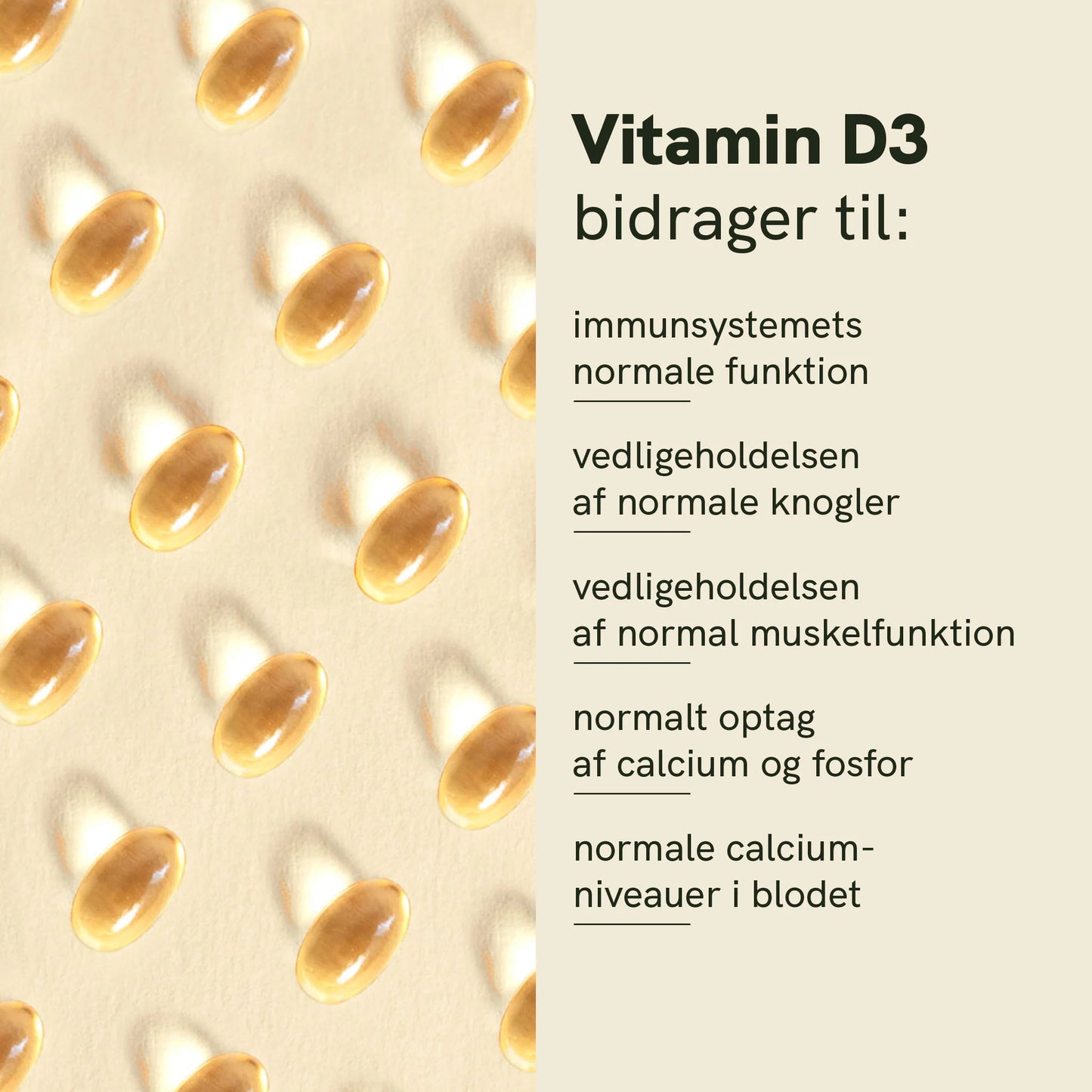 Vitamin D3-kapsler