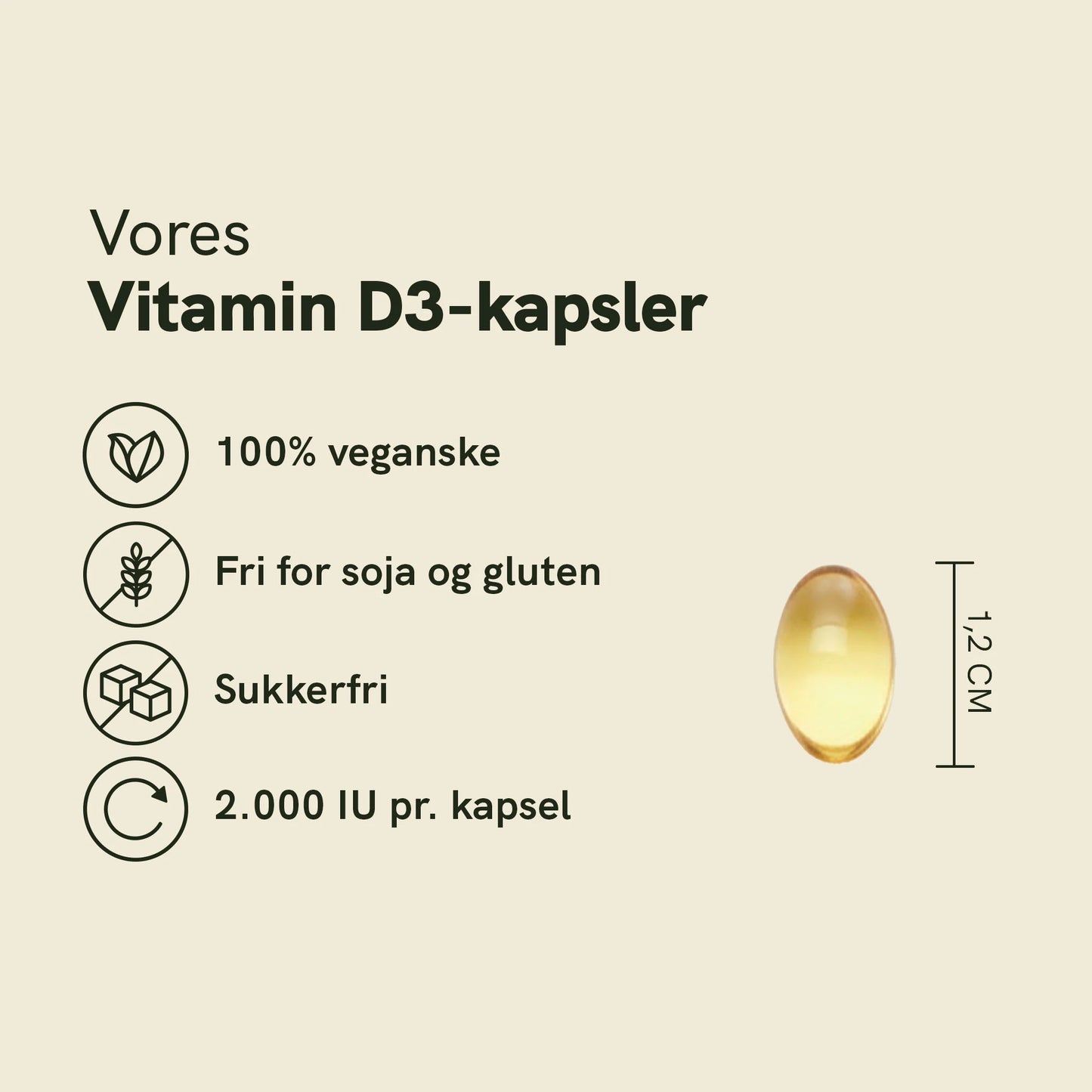 Vitamin D3-kapsler