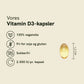 Vitamin D3-kapsler